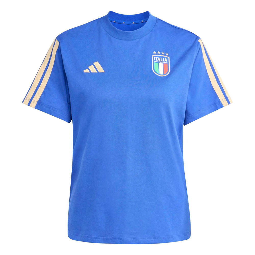 2026 Italy Women's DNA Tee Bold Blue - Adidas