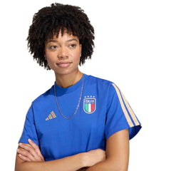 2026 Italy Women's DNA Tee Bold Blue - Adidas
