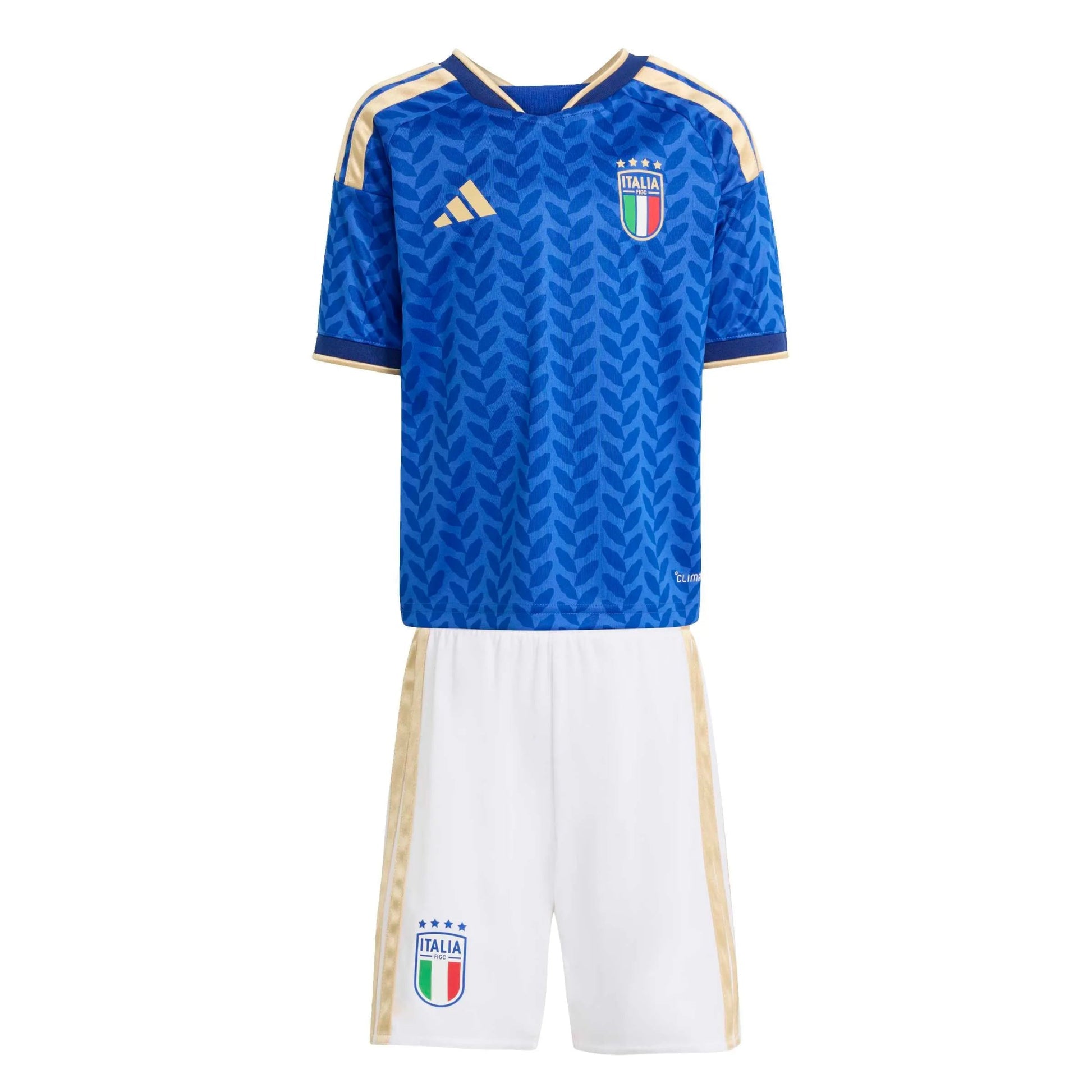 2026 Italy Kid's Home Mini Kit Bold Blue - Adidas