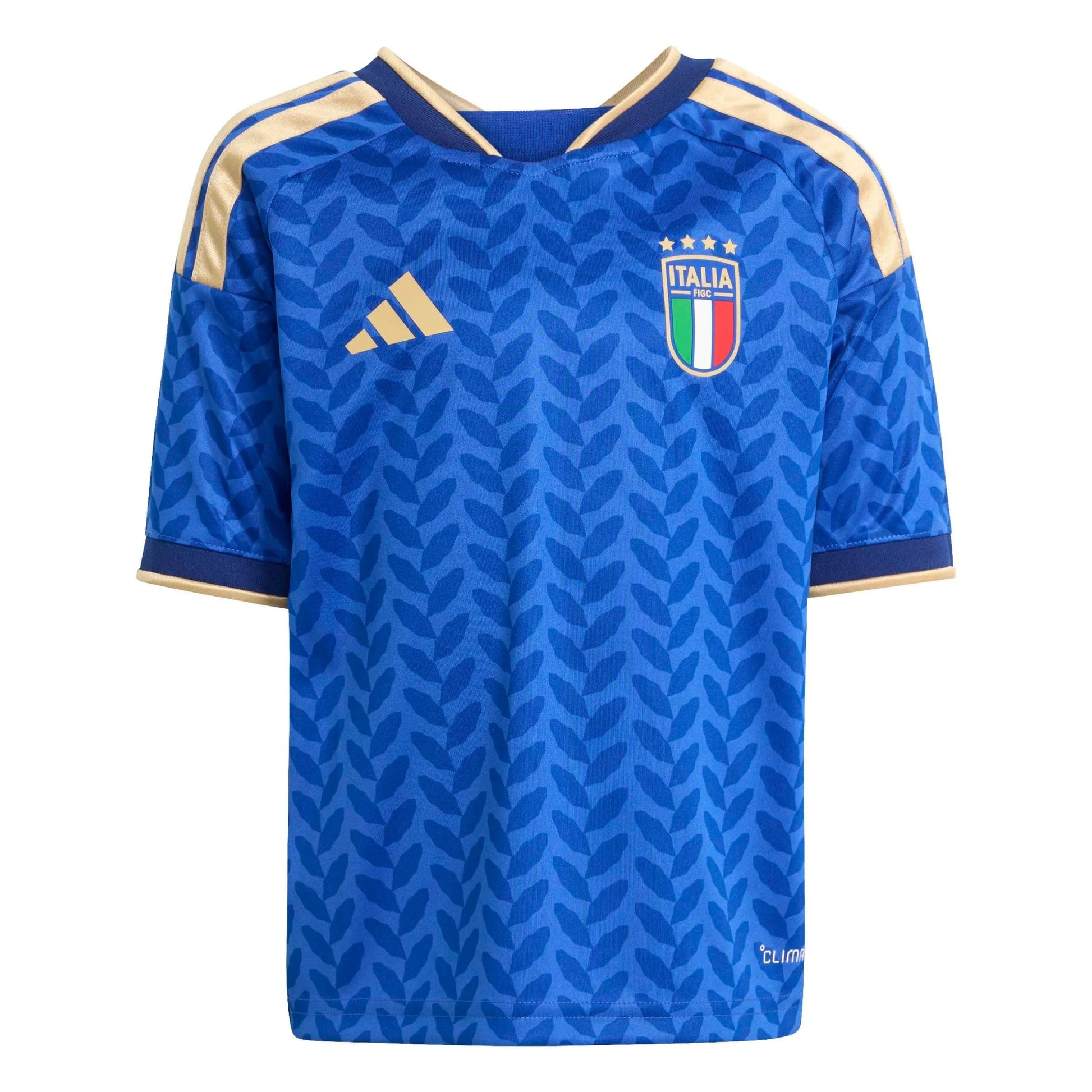2026 Italy Kid's Home Mini Kit Bold Blue - Adidas