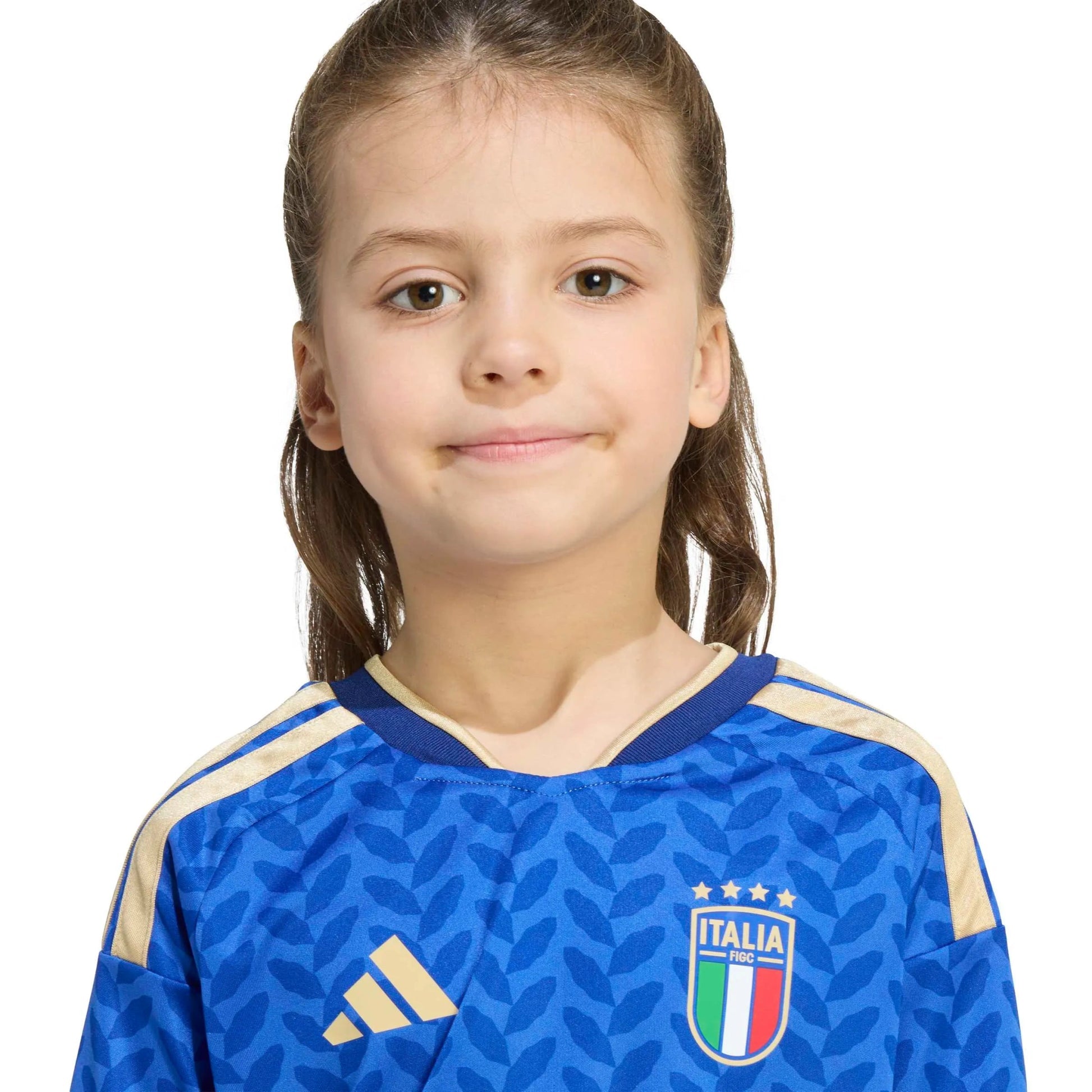 2026 Italy Kid's Home Mini Kit Bold Blue - Adidas