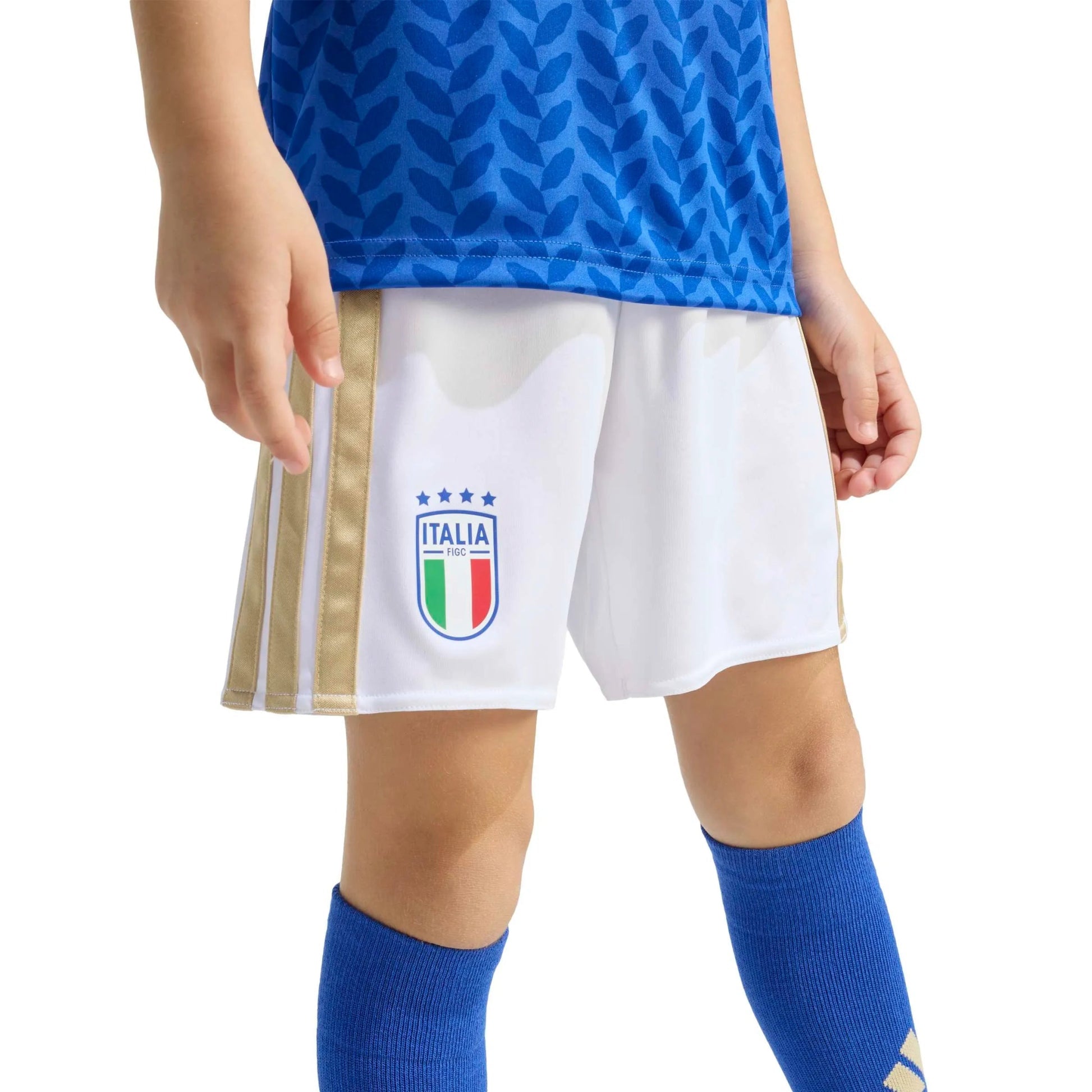 2026 Italy Kid's Home Mini Kit Bold Blue - Adidas
