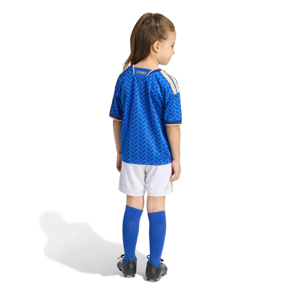 2026 Italy Kid's Home Mini Kit Bold Blue - Adidas