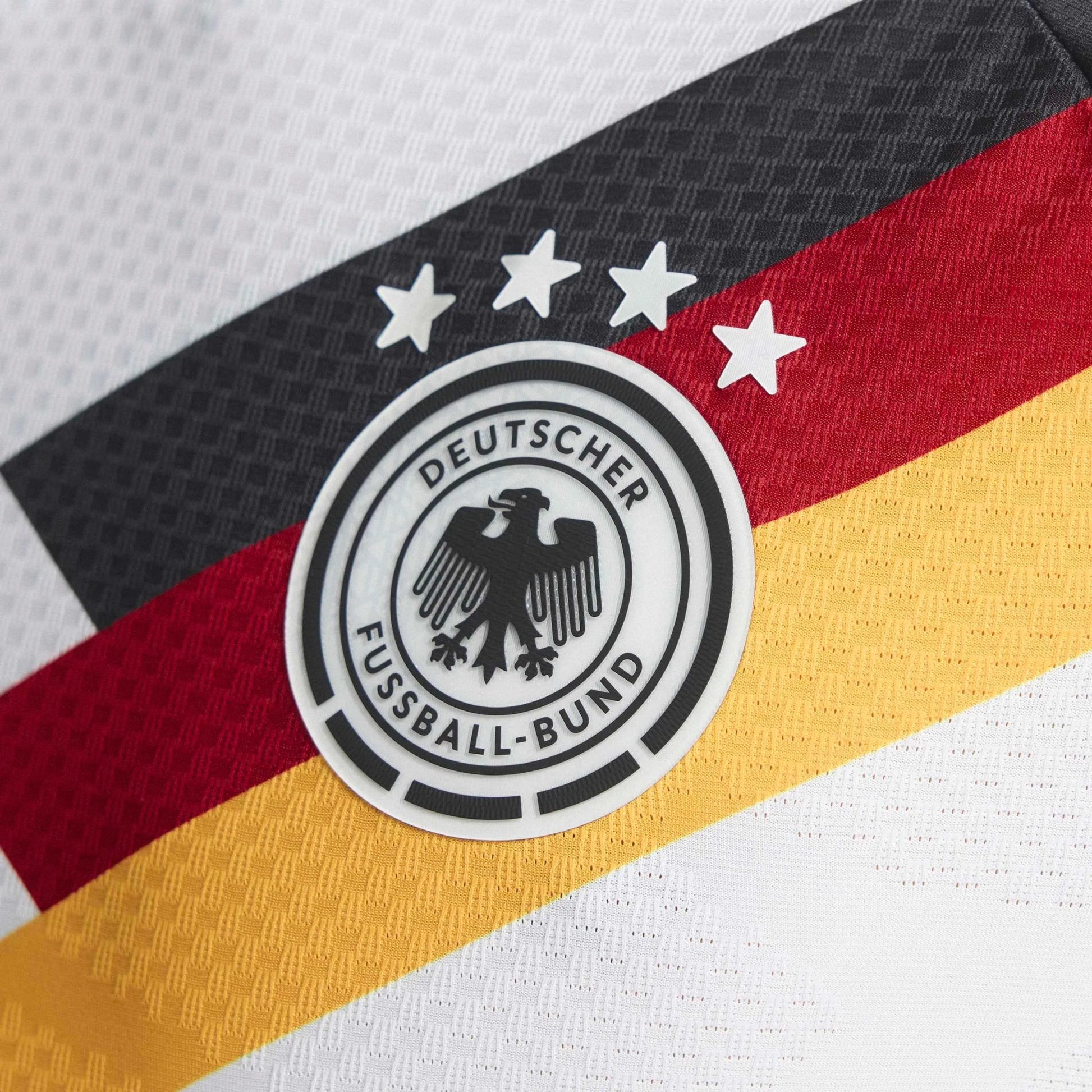 2026 Germany Men's Authentic Home Long-Sleeve Soccer Jersey White - Adidas