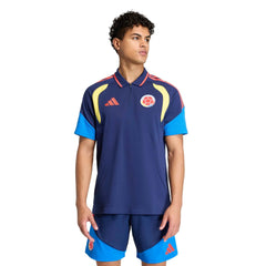 2026 Colombia Men's Polo Team Navy Blue 2 - Adidas