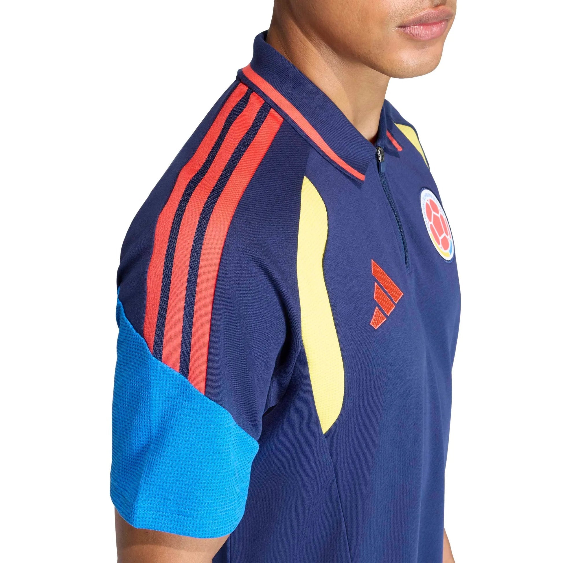 2026 Colombia Men's Polo Team Navy Blue 2 - Adidas