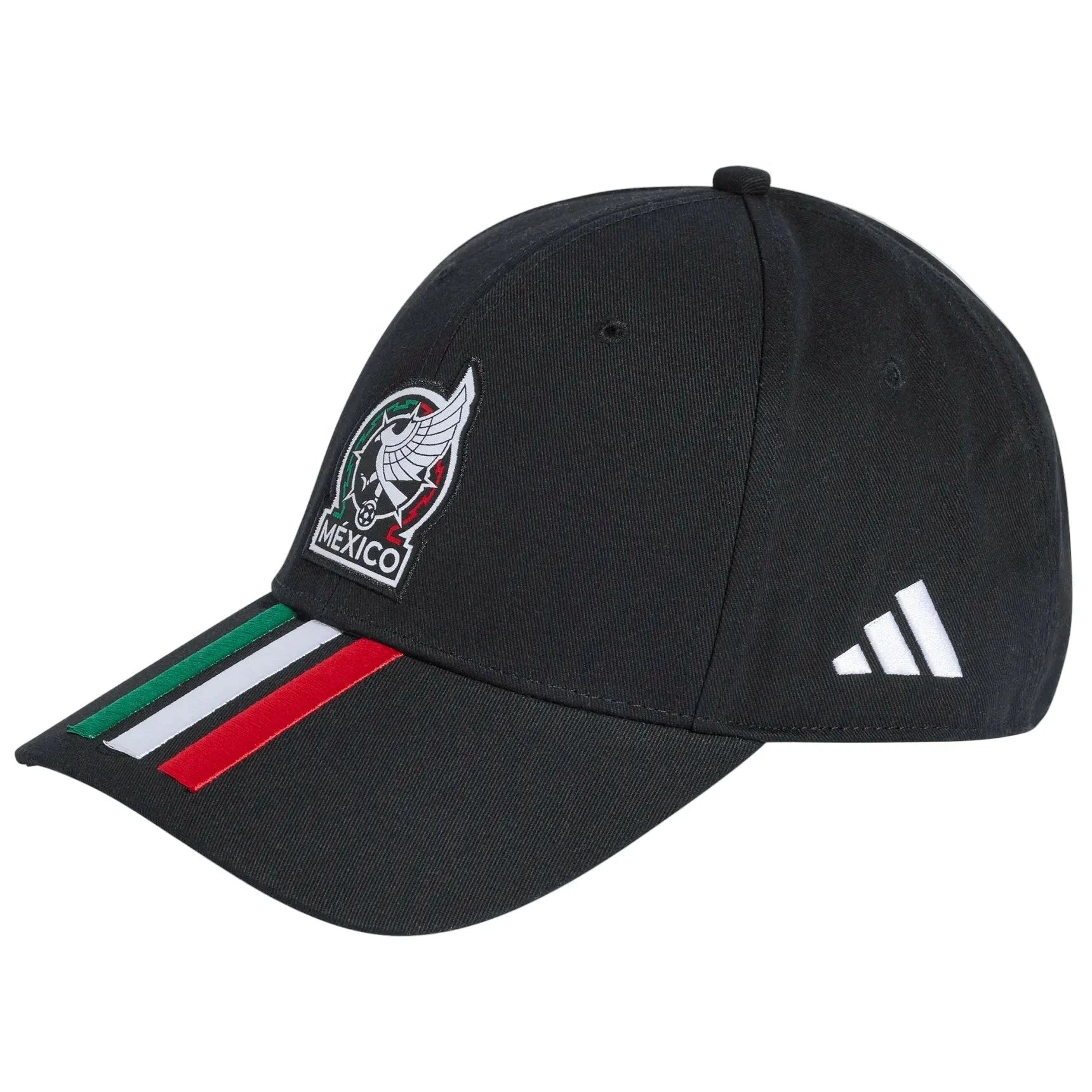 2026 Mexico Baseball Cap 3 Stripes Black - Adidas