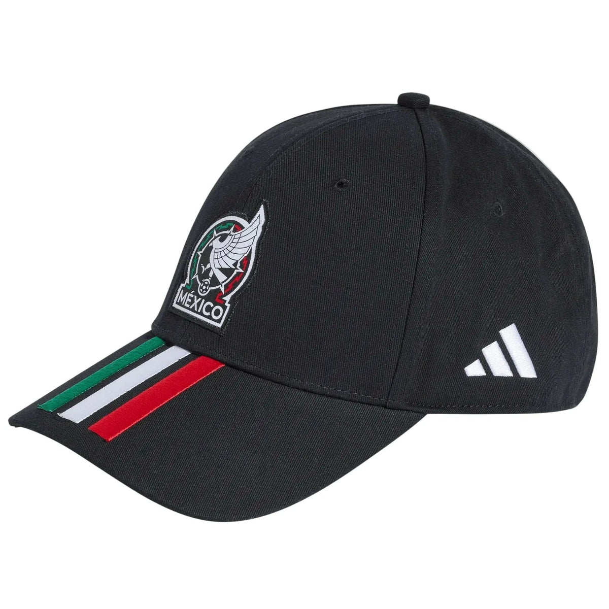 2026 Mexico Baseball Cap 3 Stripes Black - Adidas