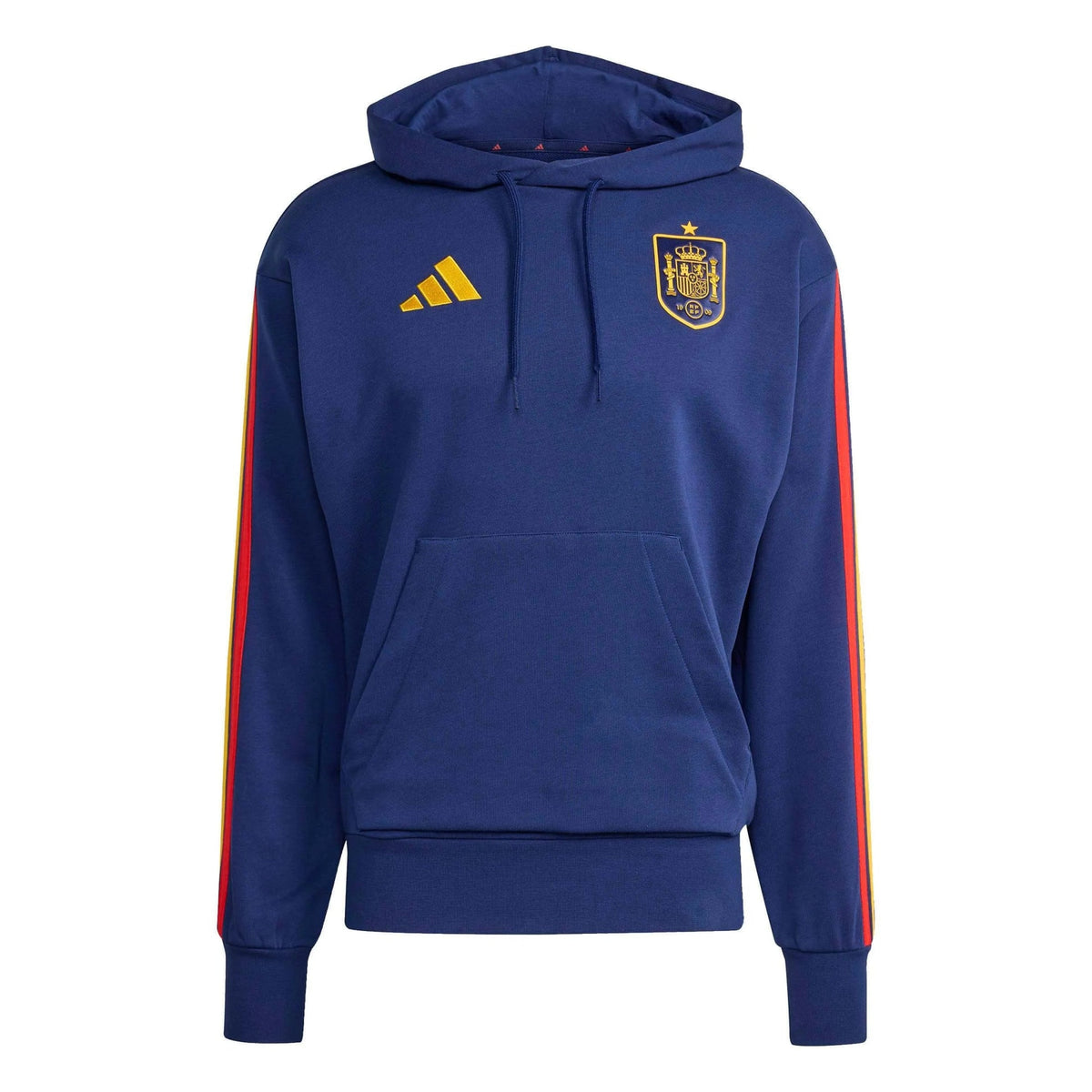 2026 Spain Men's DNA Hoodie Dark Blue - Adidas
