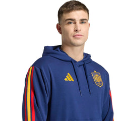 2026 Spain Men's DNA Hoodie Dark Blue - Adidas