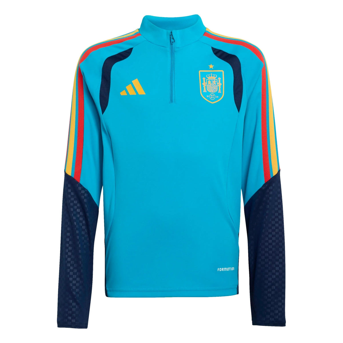 2026 Spain Youth Tiro Training Top Bold Aqua - Adidas