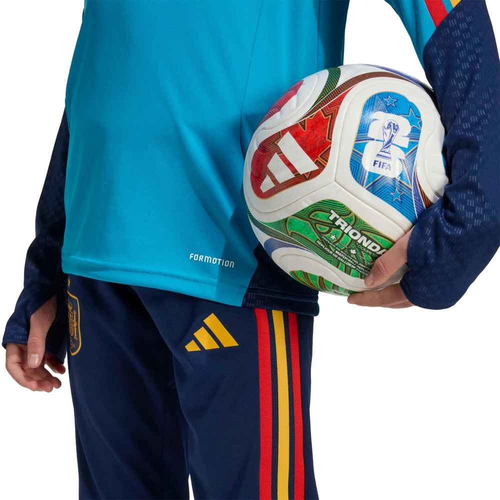2026 Spain Youth Tiro Training Top Bold Aqua - Adidas