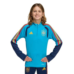 2026 Spain Youth Tiro Training Top Bold Aqua - Adidas
