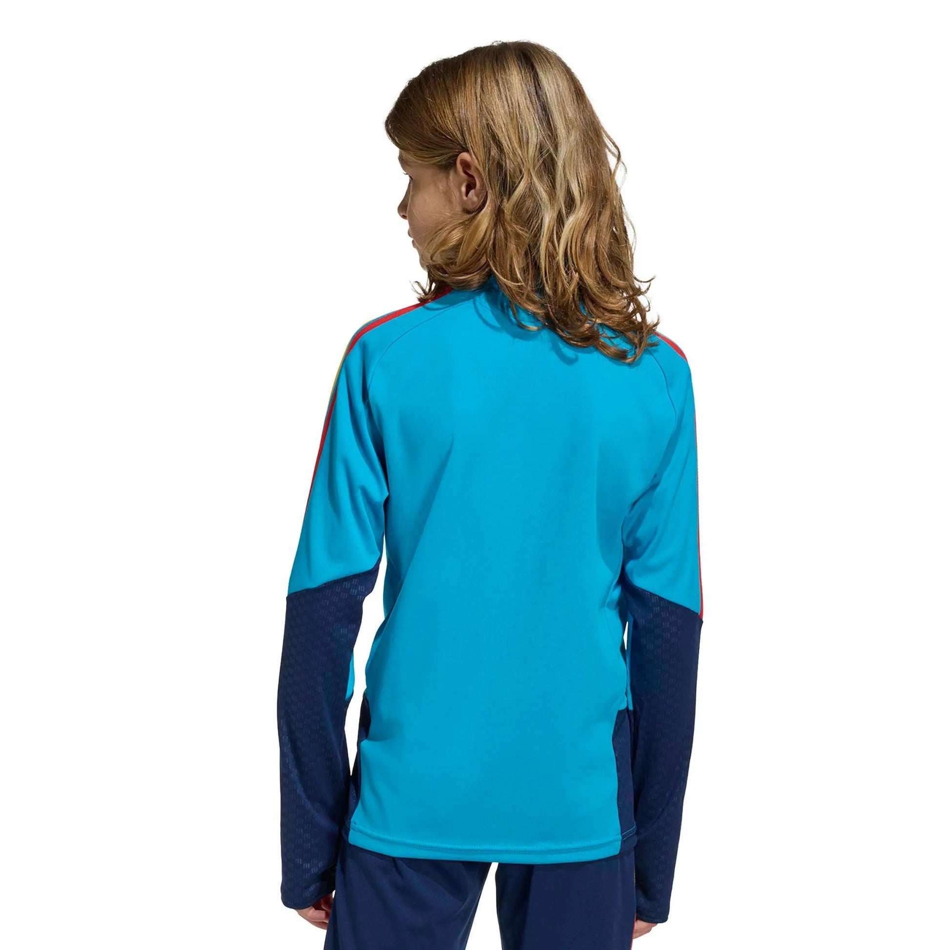 2026 Spain Youth Tiro Training Top Bold Aqua - Adidas