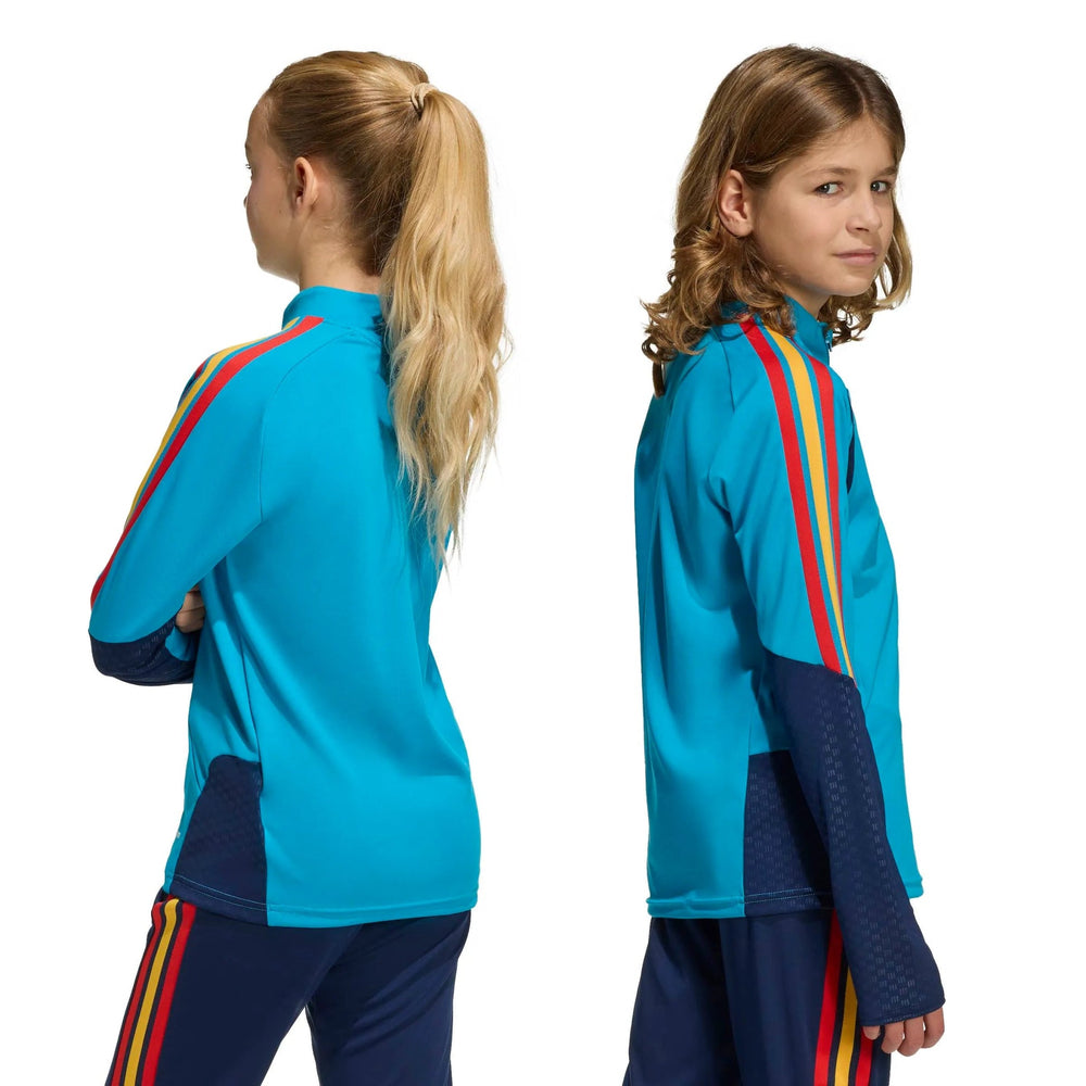2026 Spain Youth Tiro Training Top Bold Aqua - Adidas