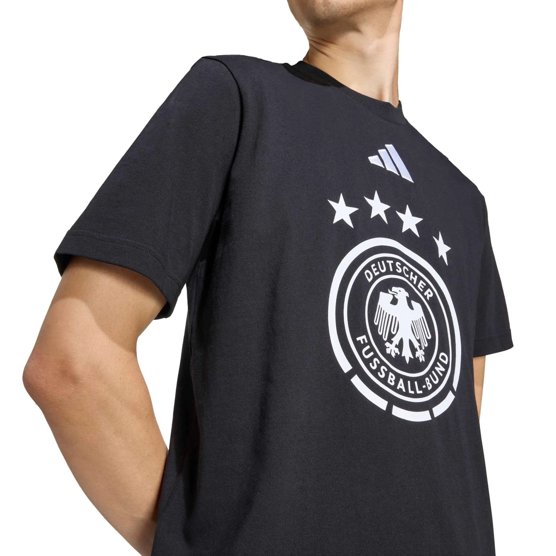 2026 Germany Men's DNA Graphic Tee Black - Adidas