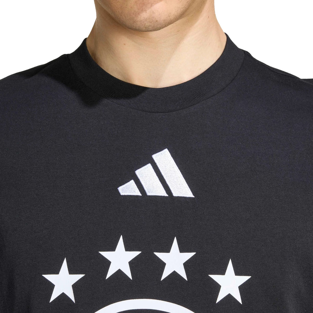 2026 Germany Men's DNA Graphic Tee Black - Adidas