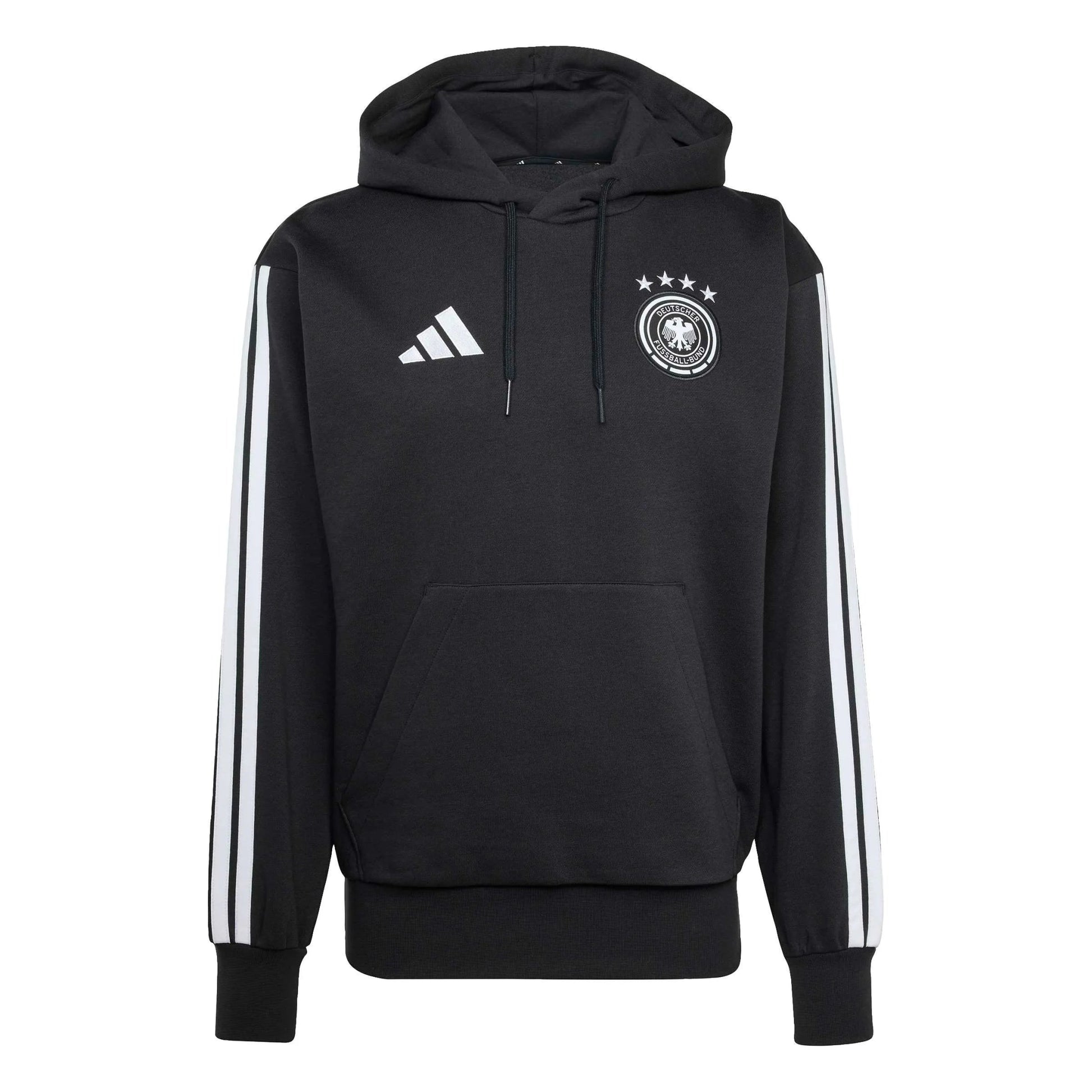 2026 Germany Men's DNA Fleece Hoodie Black - Adidas
