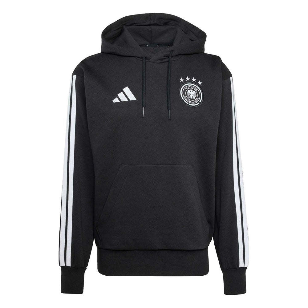 2026 Germany Men's DNA Fleece Hoodie Black - Adidas