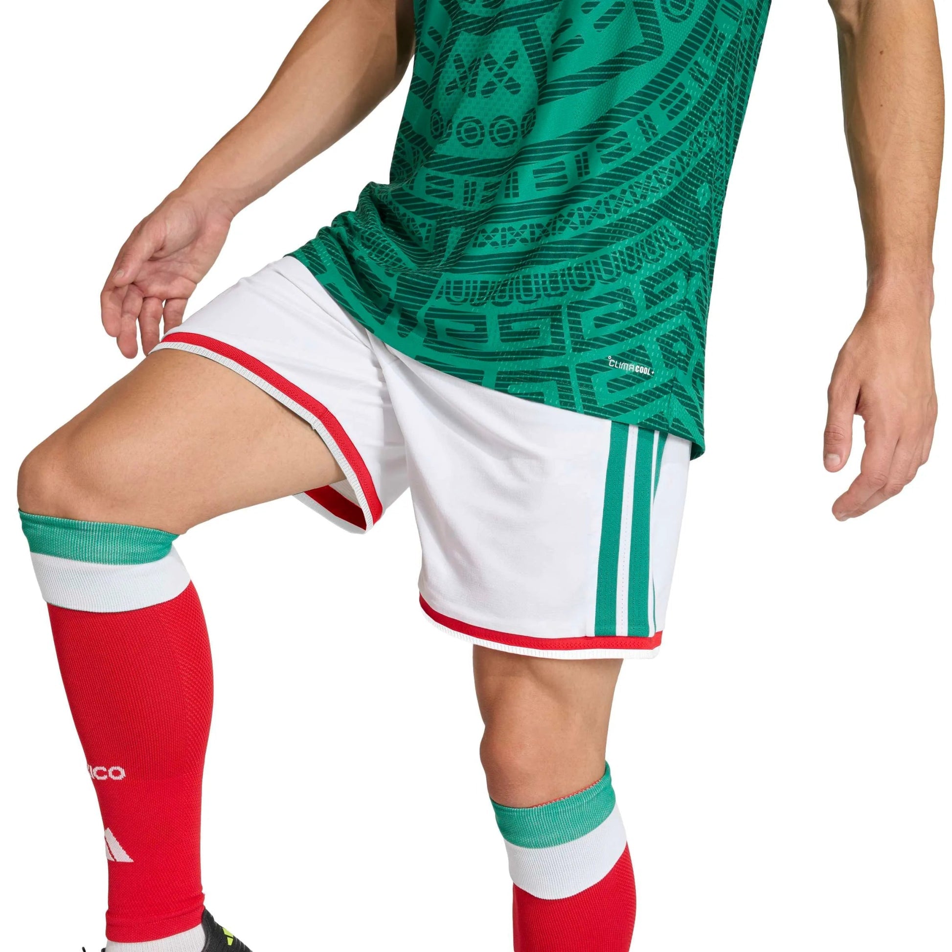 2026 Mexico Men's Authentic Home Shorts White - Adidas