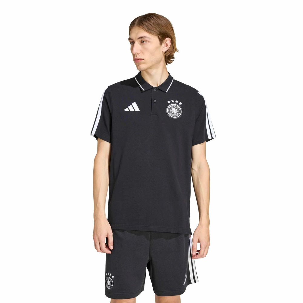 2026 Germany Men's DNA Polo Black - Adidas