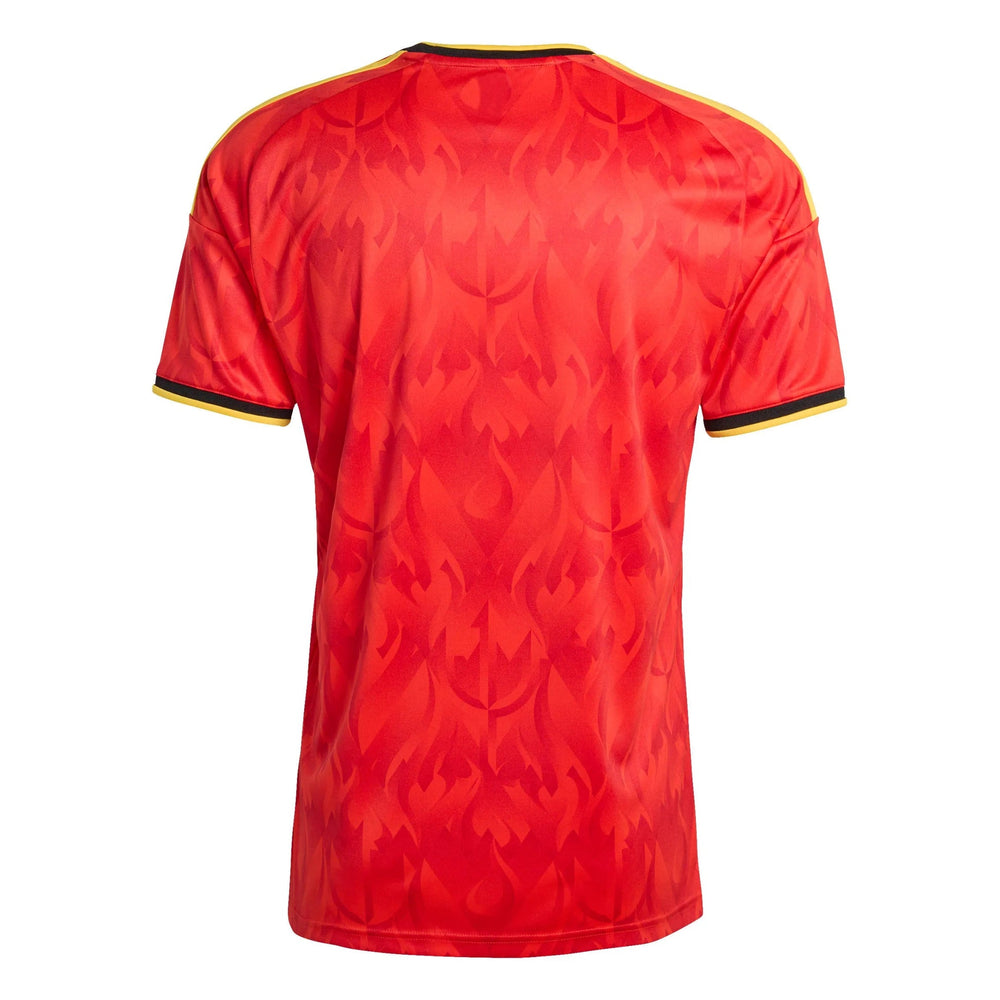 2026 Belgium Men's Stadium Home Soccer Jersey Red / Bold Gold - Adidas