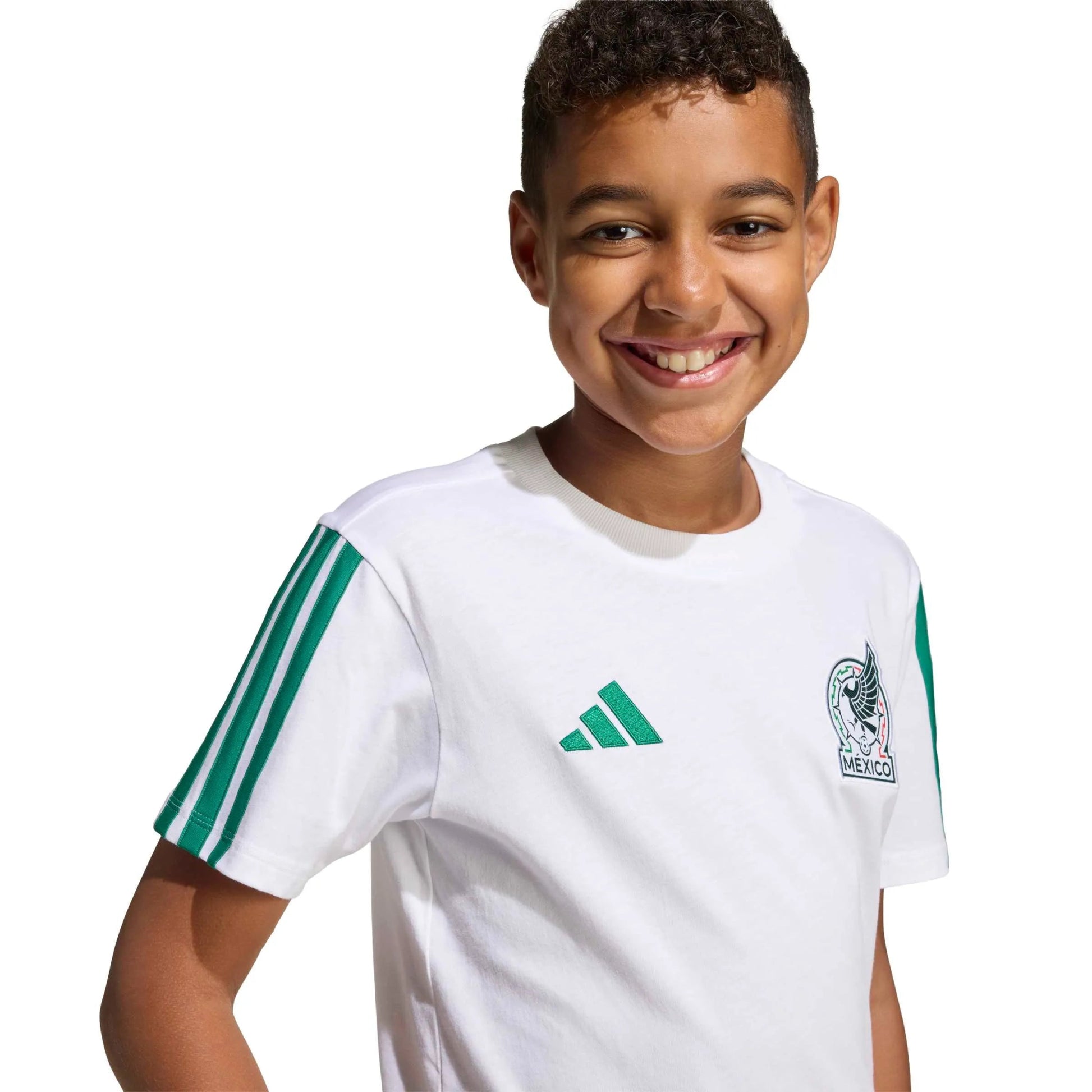 2026 Mexico Youth DNA Tee White - Adidas
