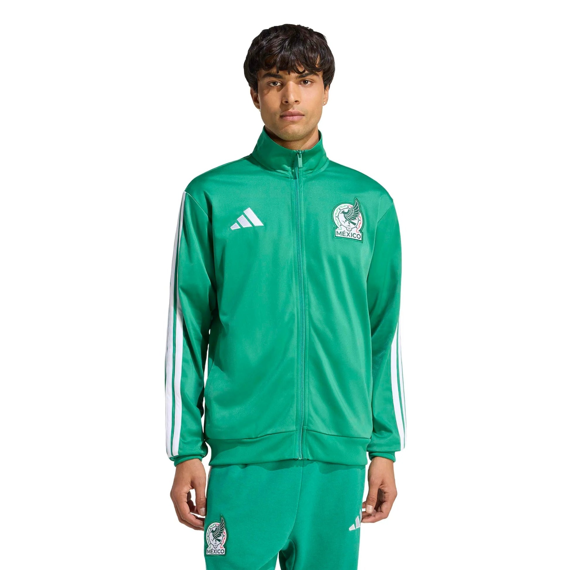 2026 Mexico Men's DNA Track Top Bold Green - Adidas