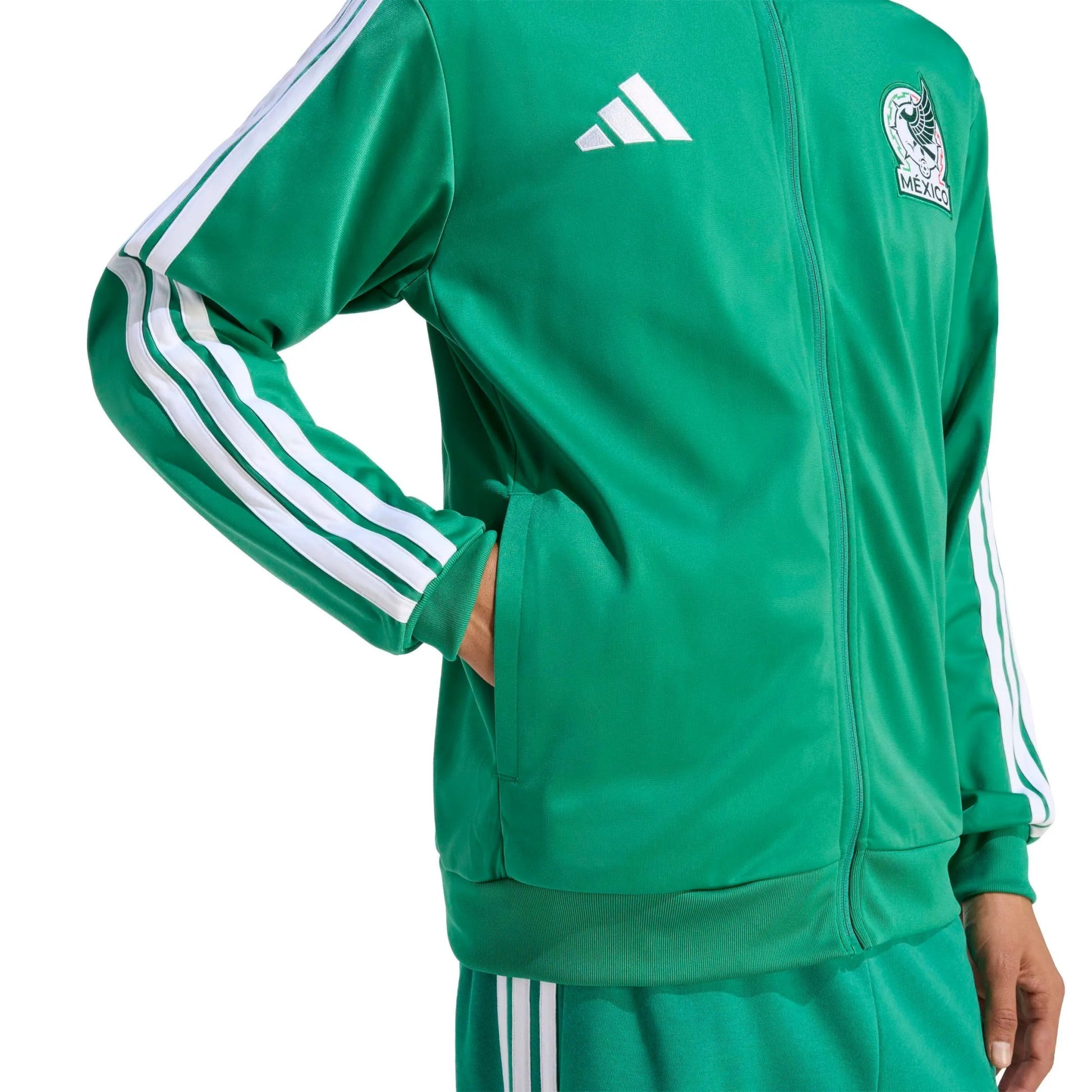 2026 Mexico Men's DNA Track Top Bold Green - Adidas