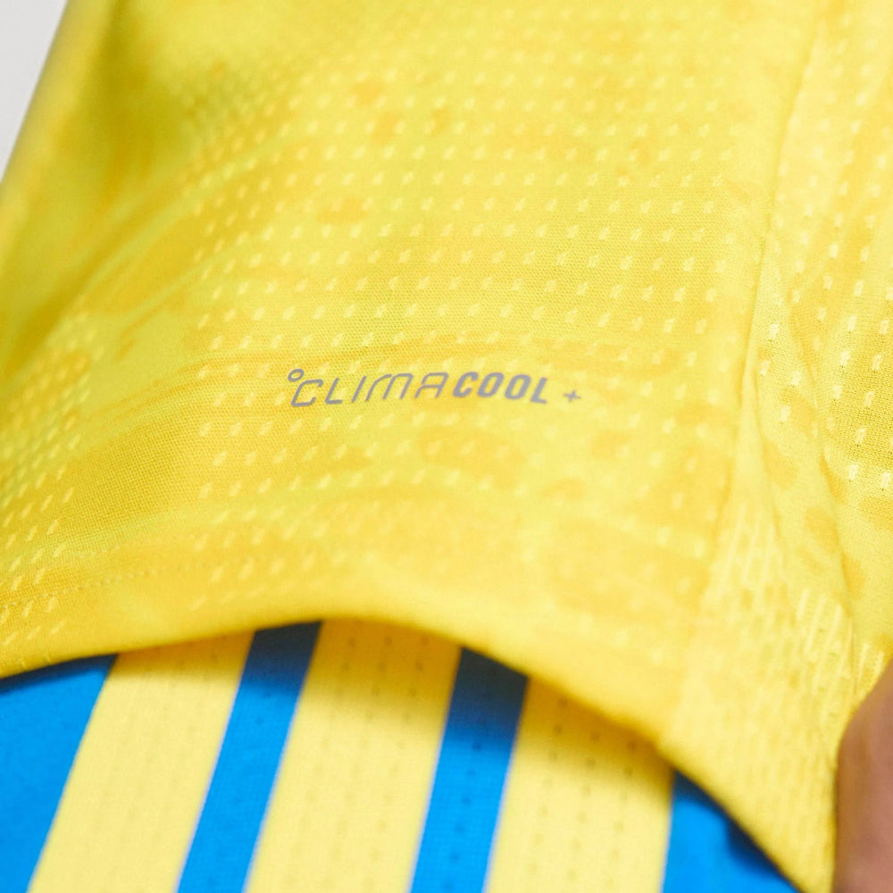2026 Colombia Men's Authentic Home Soccer Jersey Impact Yellow - Adidas