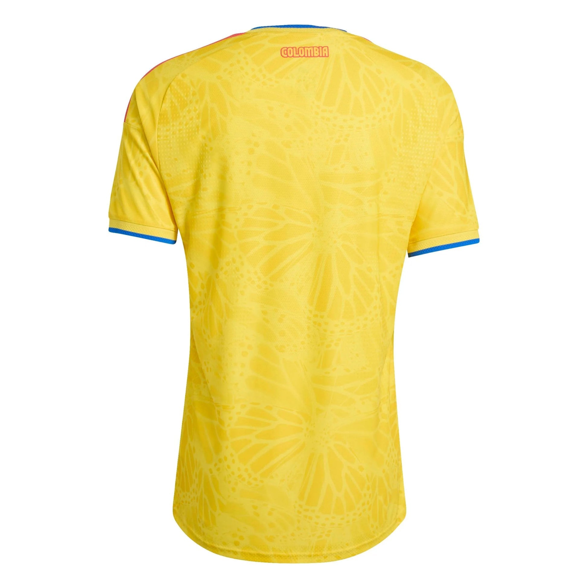 2026 Colombia Men's Authentic Home Soccer Jersey Impact Yellow - Adidas