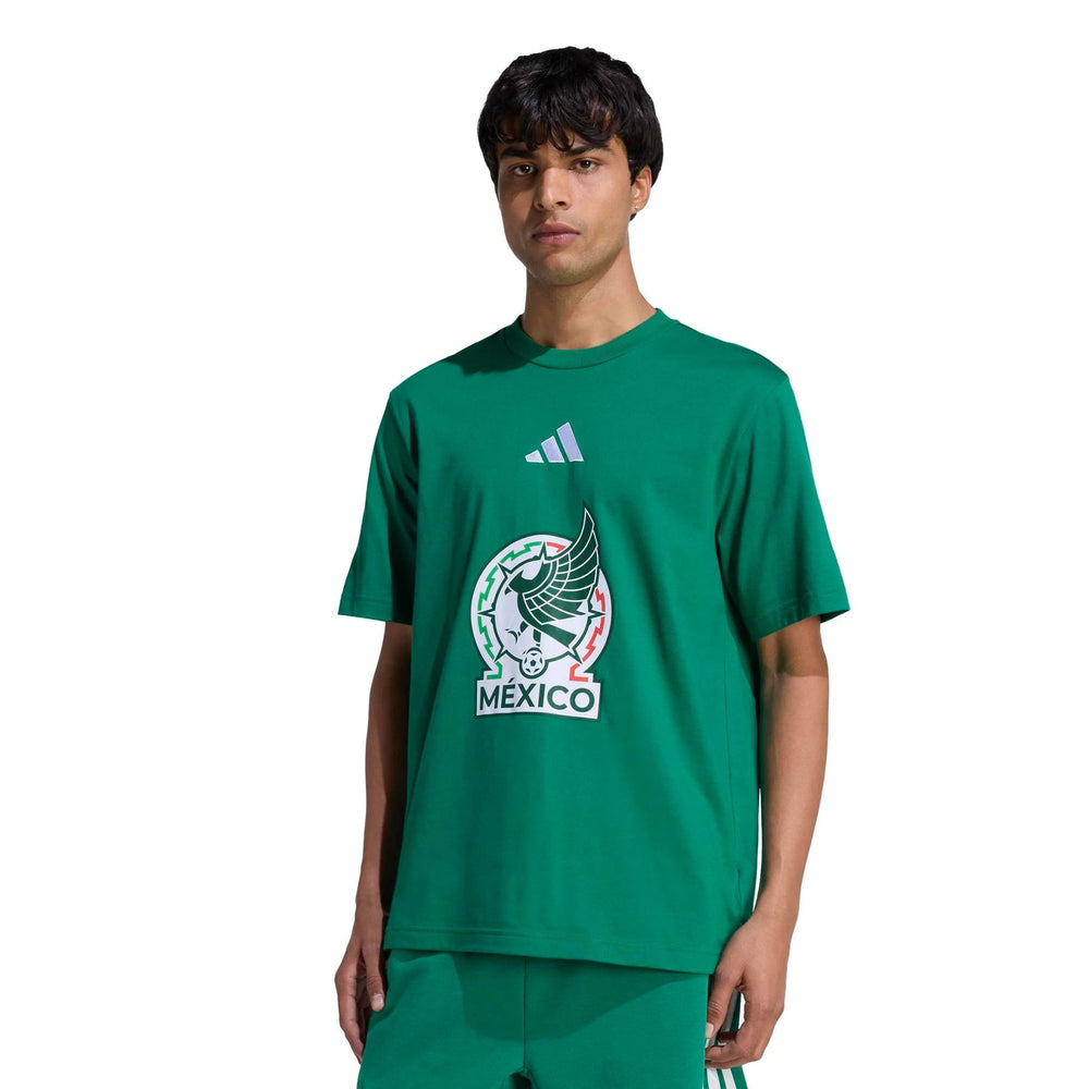 2026 Mexico Men's DNA Graphic Tee Bold Green - Adidas