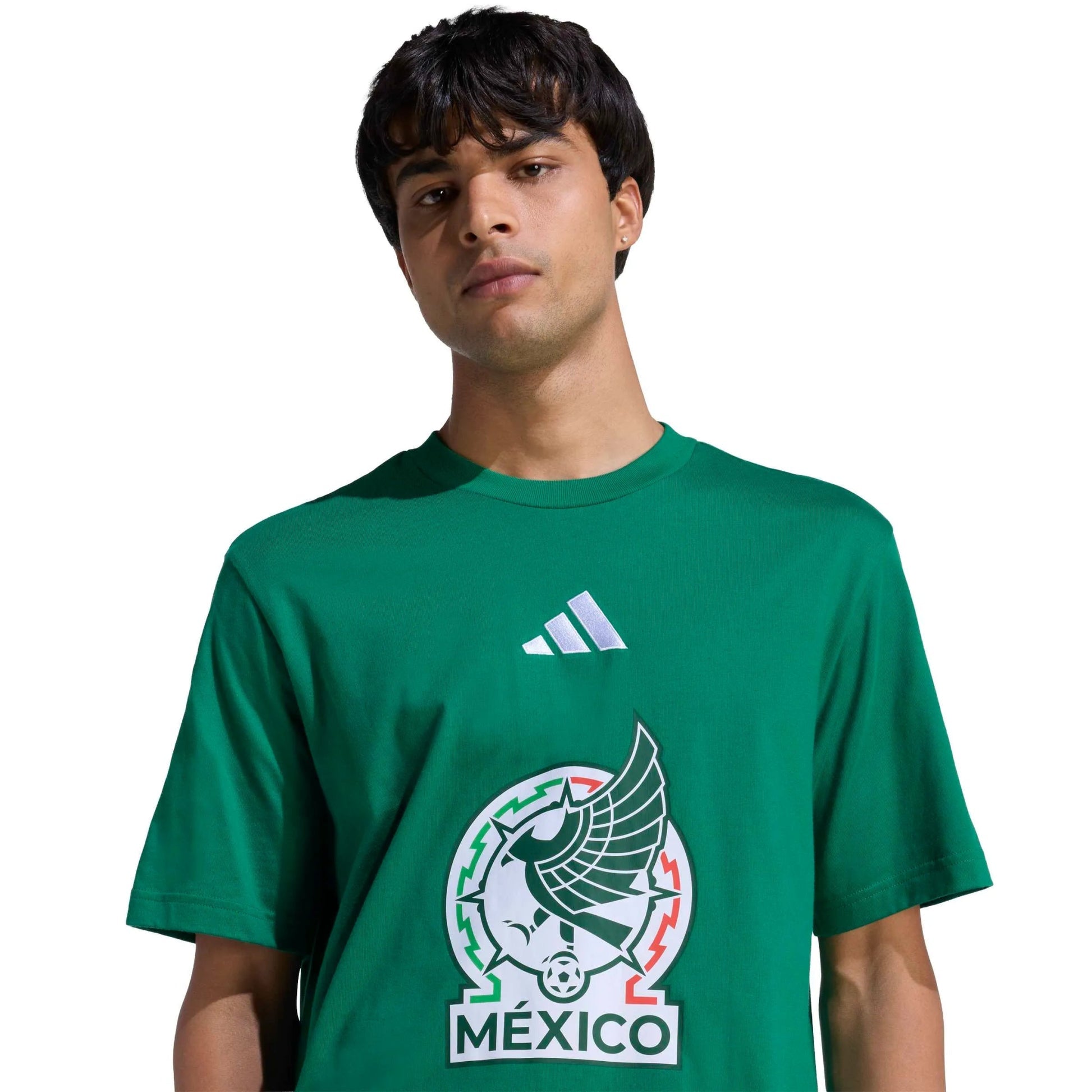 2026 Mexico Men's DNA Graphic Tee Bold Green - Adidas