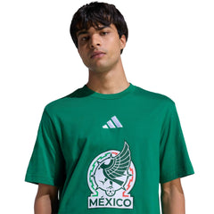 2026 Mexico Men's DNA Graphic Tee Bold Green - Adidas