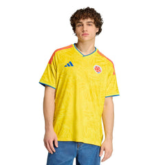 2026 Colombia Men's Stadium Home Soccer Jersey Impact Yellow - Adidas