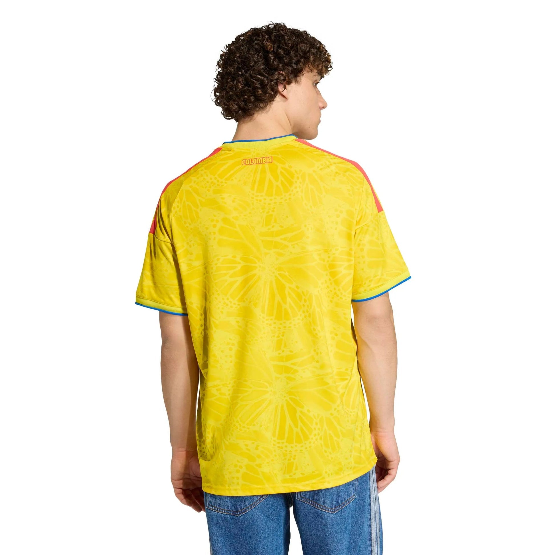 2026 Colombia Men's Stadium Home Soccer Jersey Impact Yellow - Adidas