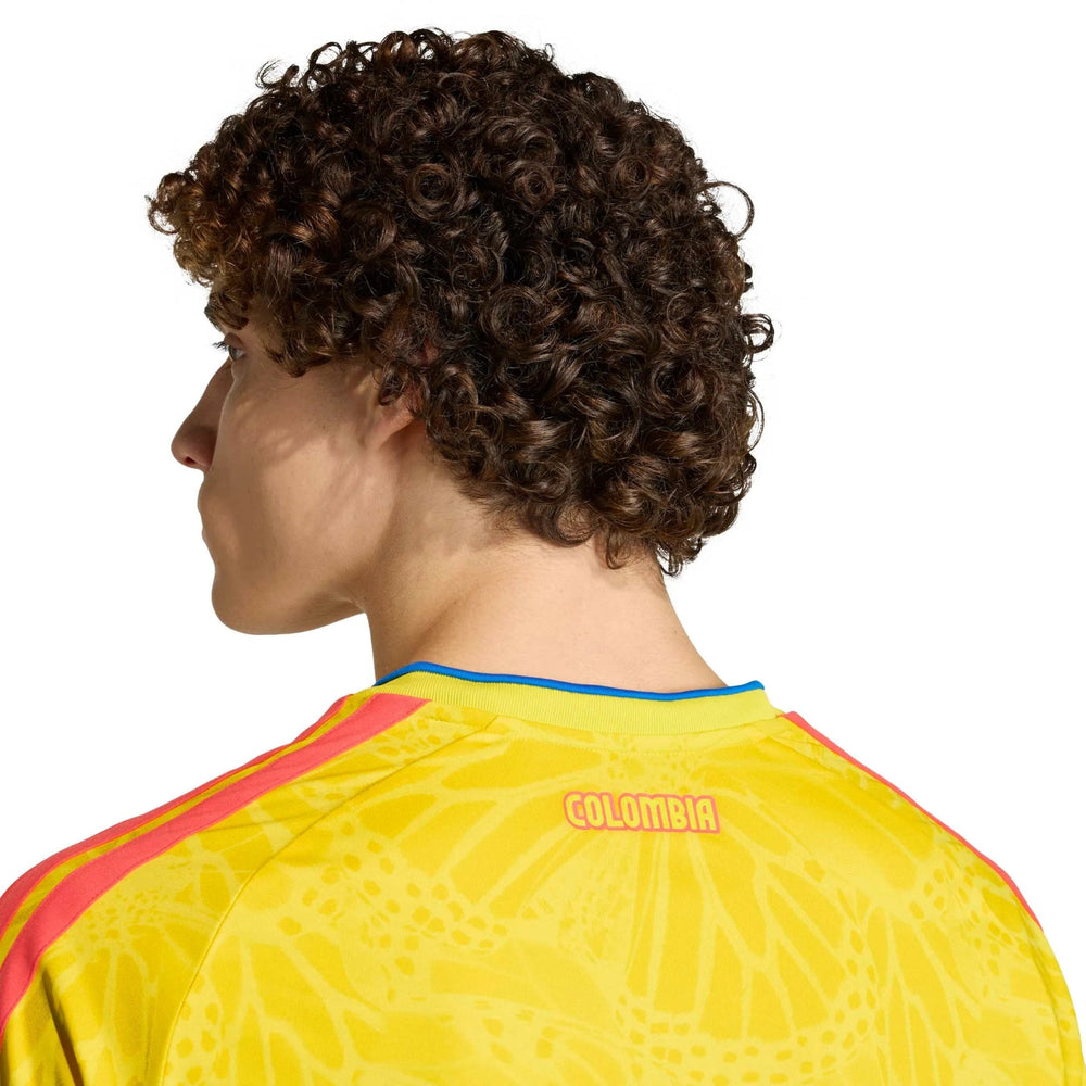 2026 Colombia Men's Stadium Home Soccer Jersey Impact Yellow - Adidas
