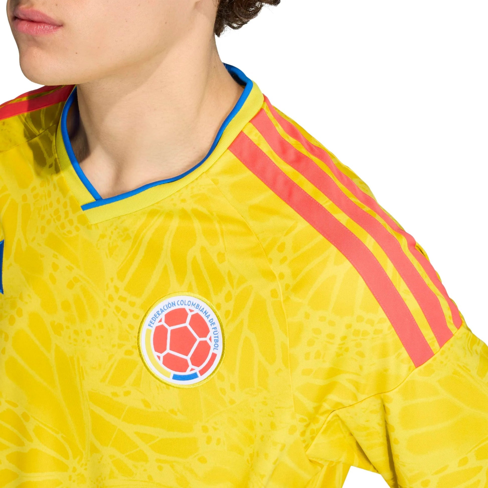 2026 Colombia Men's Stadium Home Soccer Jersey Impact Yellow - Adidas