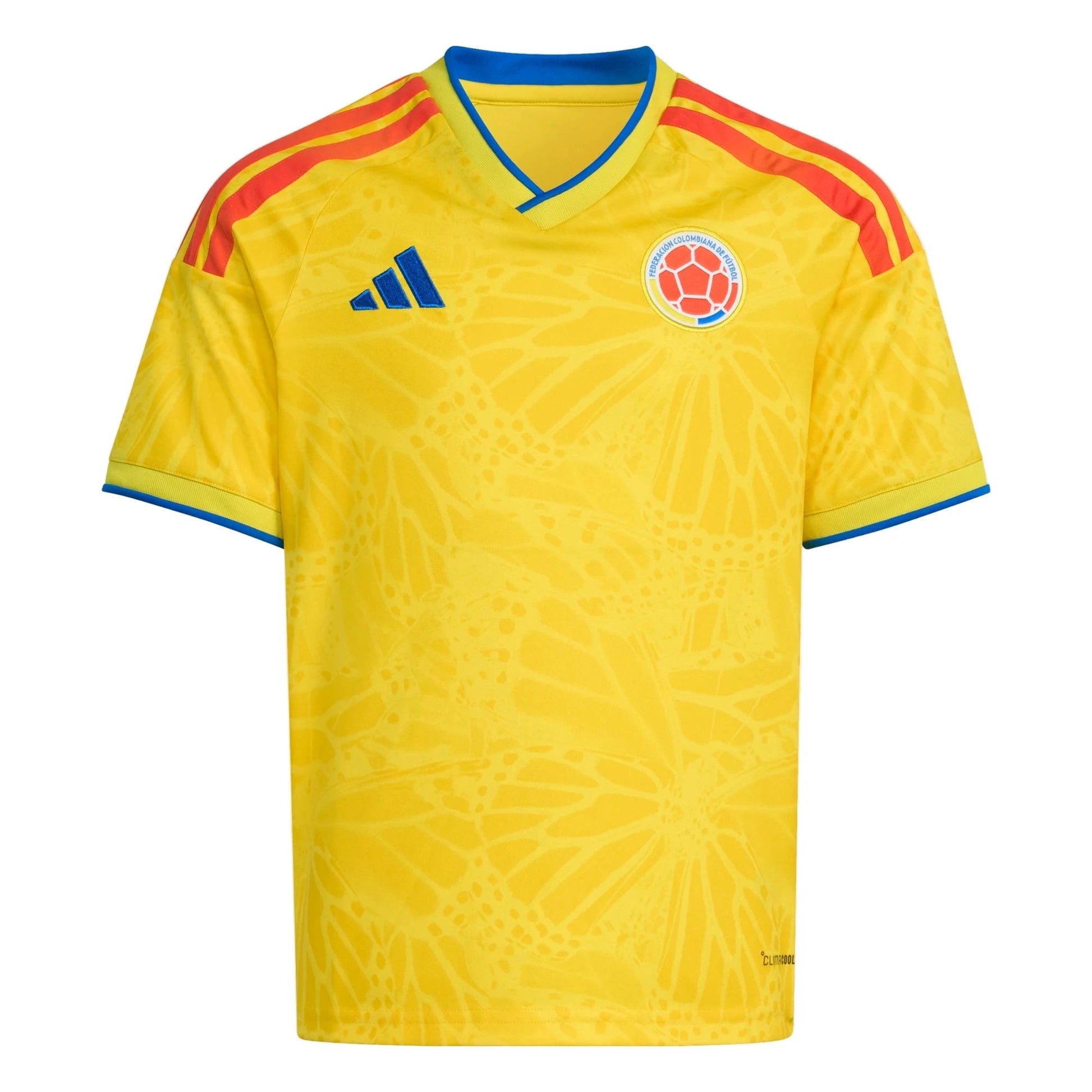 2026 Colombia Youth Stadium Home Soccer Jersey Impact Yellow - Adidas