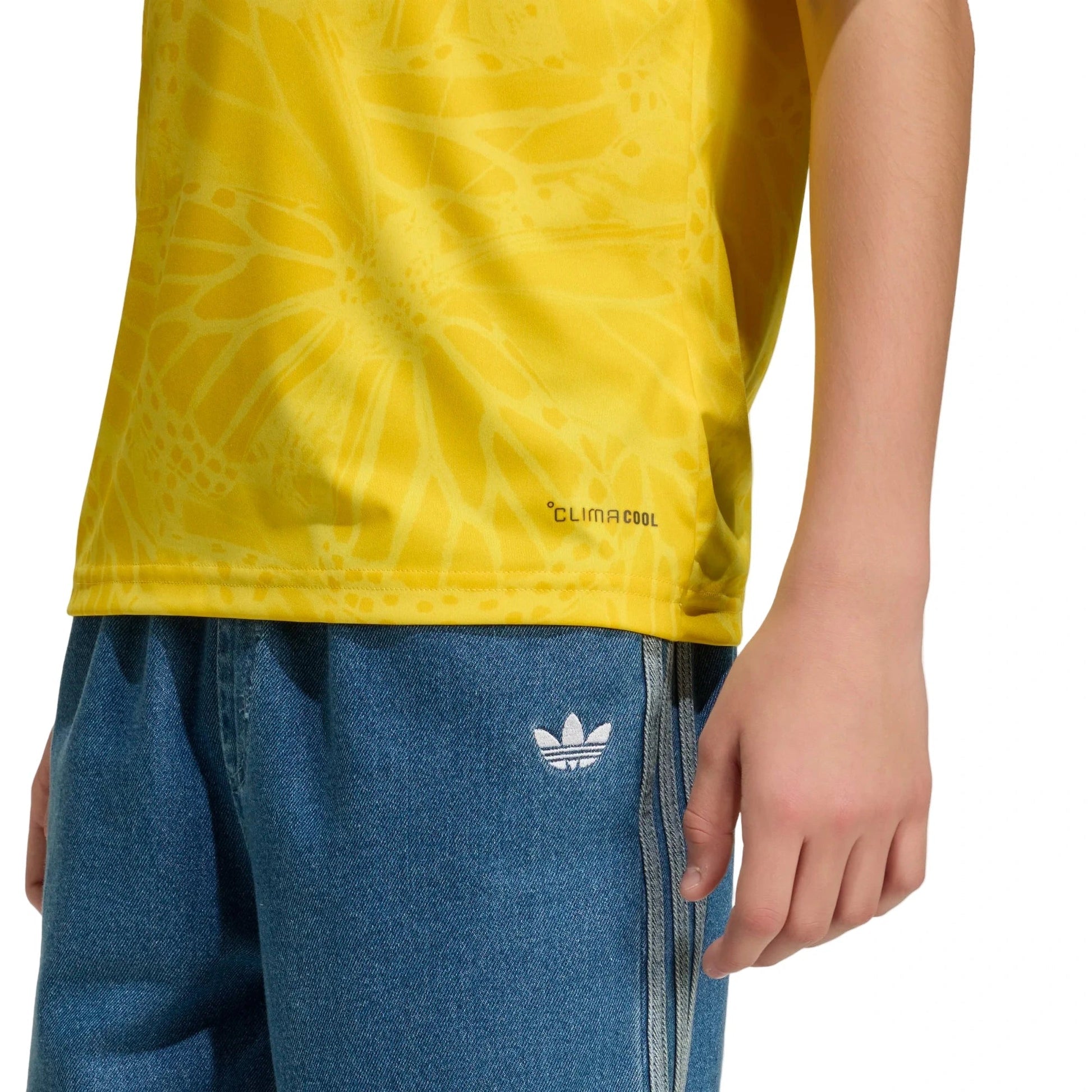2026 Colombia Youth Stadium Home Soccer Jersey Impact Yellow - Adidas