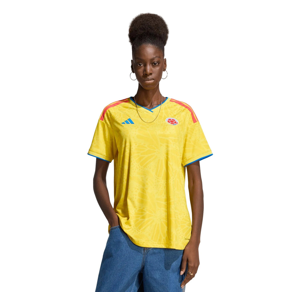 2026 Colombia Women's Stadium Home Soccer Jersey Impact Yellow - Adidas