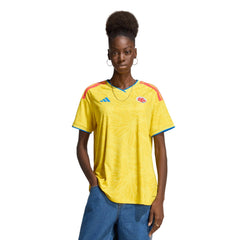 2026 Colombia Women's Stadium Home Soccer Jersey Impact Yellow - Adidas