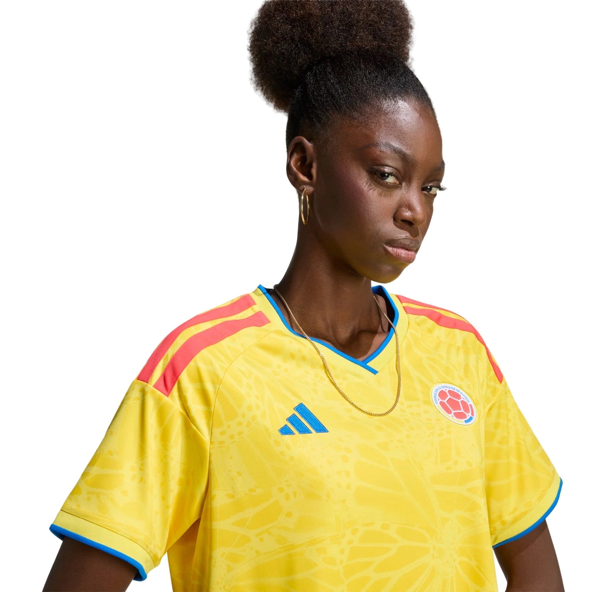 2026 Colombia Women's Stadium Home Soccer Jersey Impact Yellow - Adidas