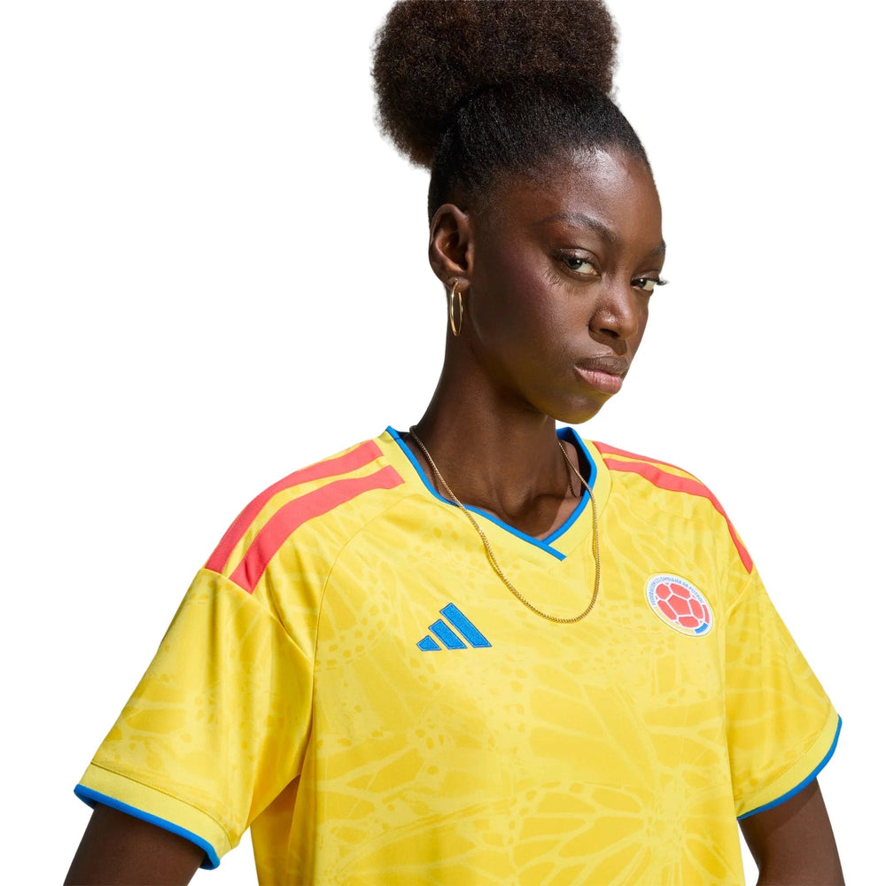 2026 Colombia Women's Stadium Home Soccer Jersey Impact Yellow - Adidas