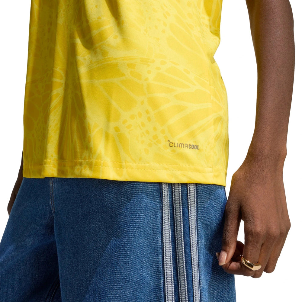 2026 Colombia Women's Stadium Home Soccer Jersey Impact Yellow - Adidas