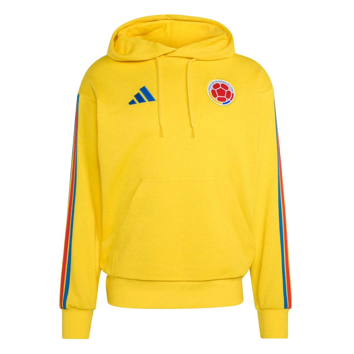 2026 Colombia Men's DNA Fleece Hoodie Impact Yellow - Adidas