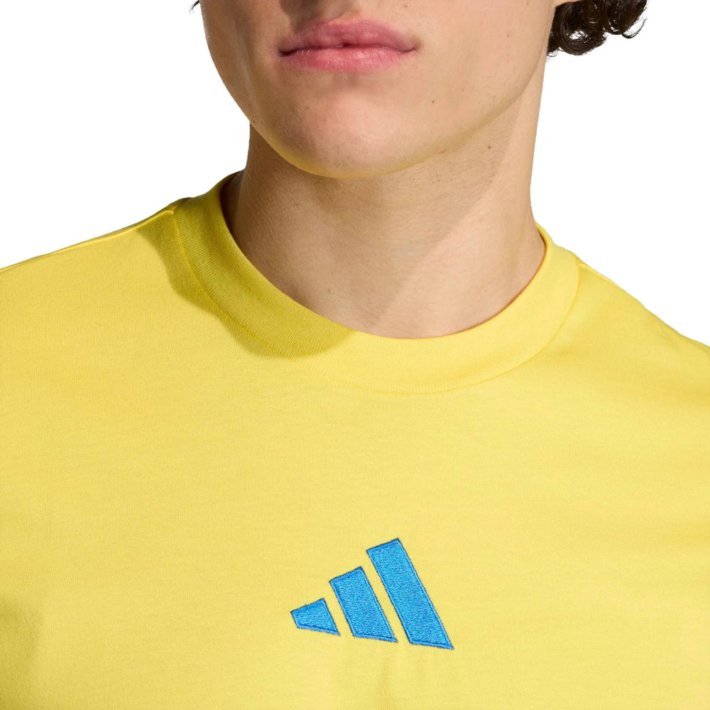 2026 Colombia Men's DNA Graphic Tee Impact Yellow - Adidas