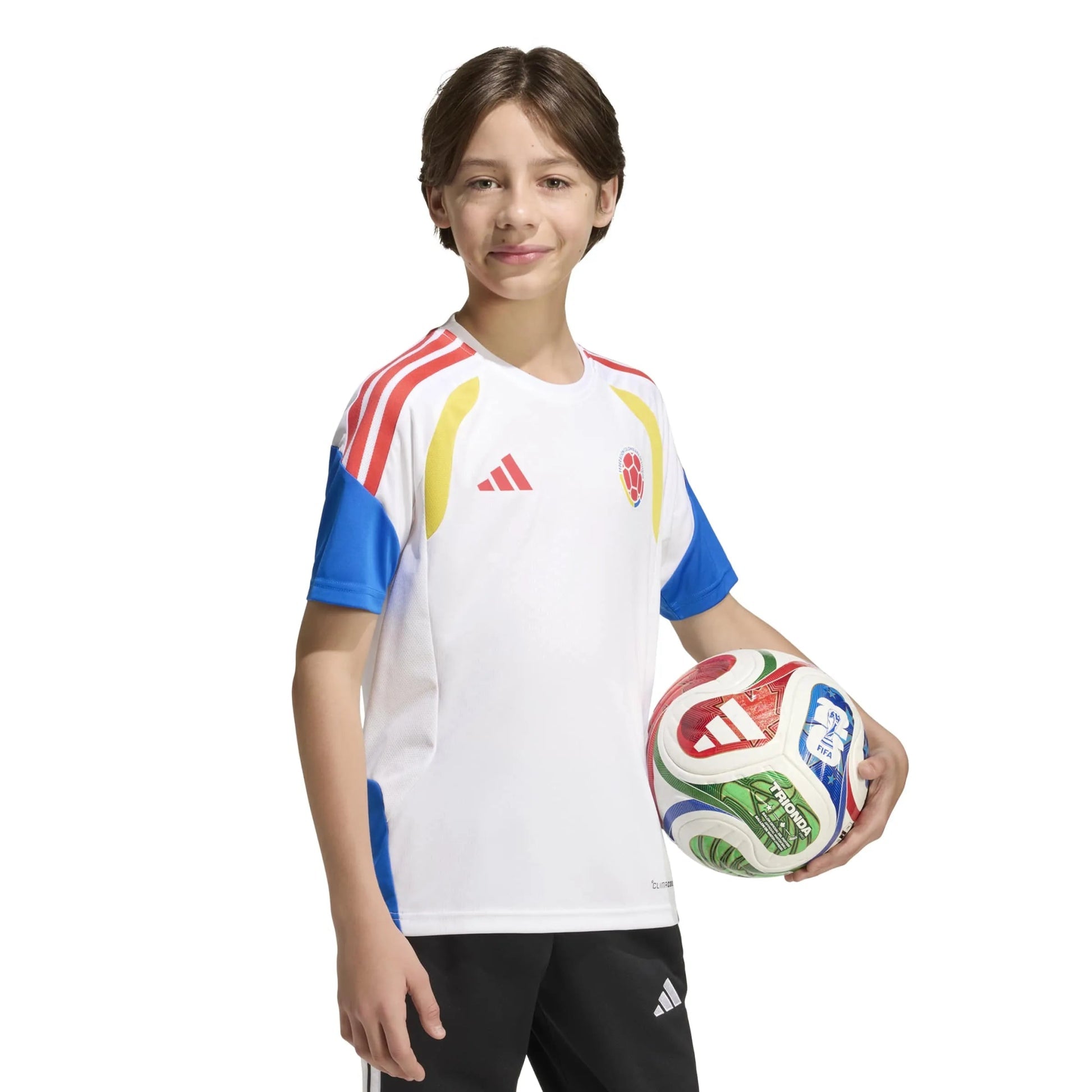 2026 Colombia Youth Training Soccer Jersey White - Adidas