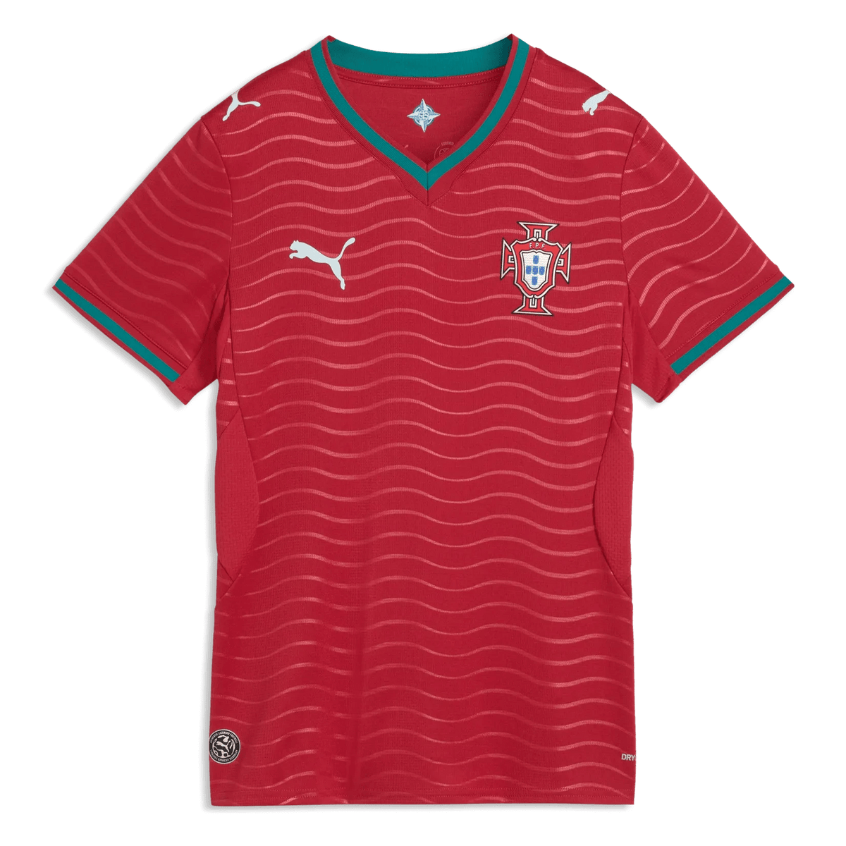 2026 Portugal Women's Stadium Home Soccer Jersey Club Red-Green Lagoon - Puma