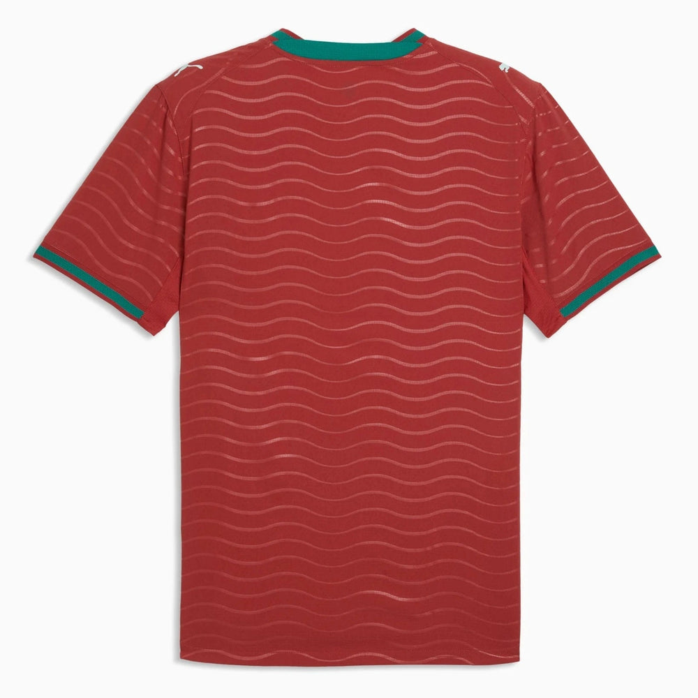 2026 Portugal Men's Authentic Home Soccer Jersey Club Red-Green Lagoon - Puma